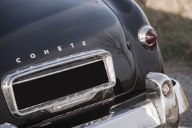 Ford Comète (1952) - auch hinten war der Wagen beschriftet