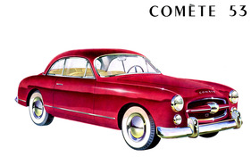 Ford Comète (1953) - Prospekt-Illustration