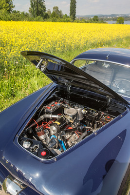Ford Comète (1953) - die Zugänglichkeit des V8-Motors könnte besser sein