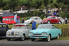 Ford Consul Capri (1962) - der Capri und der Saab 96 stammen aus fast derselben Zeit, die Unterschiede sind aber gross - Albisgütli Classics - Cars & Bikes August 2021