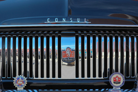 Ford Consul Mk1 (1954) - grandioser Kühlergrill (3. Youngtimer- und Classictreffen Pratteln am 15. Juli 2018)