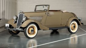 Ford Convertible Cabriolet (1934) - als Lot 153 an der Broad Arrow “The Academy of Art University Collection” San Francisco Auction 2025