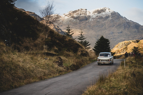 Ford Cortina GT (1965) - LeJog Rallye 2019 - Je höher man raufkraxelt, desto frischer werden die Temperaturen