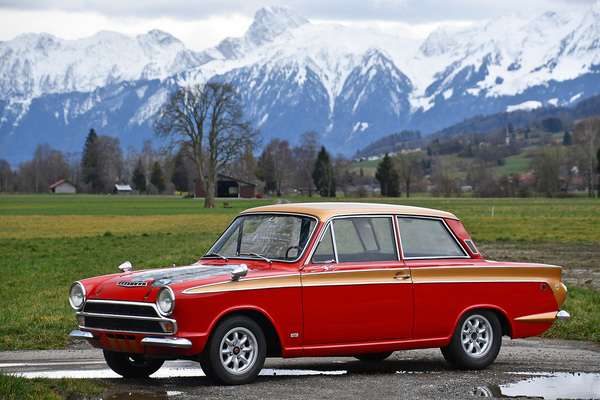 Bild: Ford Cortina GT Mk I (1965) - als Lot 53 an der Versteigerung der Oldtimer Galerie in Toffen am 28. März 2020