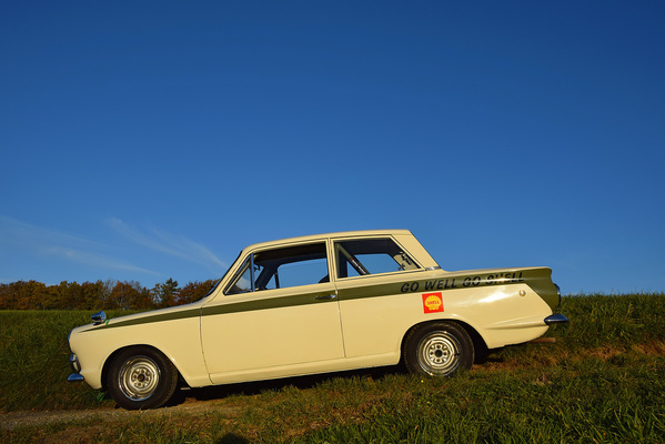 Ford Cortina Mk 1 Lotus (1963) - als Lot 16 angeboten an der Versteigerung der Oldtimer Galerie anlässlich der Swiss Classic World Luzern am 25. Mai 2019