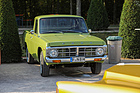 Ford Courier (1975) - ein kleiner Pick-Up, der als Reaktion auf Nissan- und Toyota-Fahrzeuge ähnlicher Bauweise entstand, kann 635 kg laden, Basis Mazda B - 20. ASC Classic-Gala Schwetzingen 2024