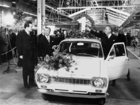 Ford Escort (1970) - Der erste Escort, der 1970 in Saarlouis gebaut wird