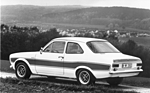Ford Escort RS 2000 (1973) - mit Zweilitermotor und spezifischer Bemalung