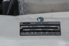 Ford Escort RS 2000 (1974) - Typenschild