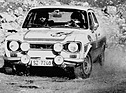 Ford Escort RS 2000 (1974) - auf Schotter sind Hansjörg Elmiger mit Beifahrer Max Heinzer immer für ein Spektakel gut
