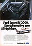 Ford Escort RS 2000 (1974) - in der Werbung - eine Alternative zum Alltäglichen