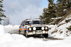 Ford Escort RS 2000 (1975) an der Rallye Monte Carlo Historique 2015
