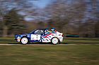 Ford Escort - auf dem Life Rallye Stage an der Race Retro 2018