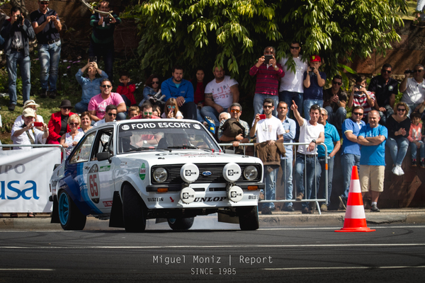Ford Escort im Rallye-Trimm beim Rampa dos Barreiros - Madeira’s Classic Motor Exhibition Funchal 2016