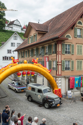 Ford F1 (1949) - Feier in Sarnen - Rallye Peking-Paris 2024
