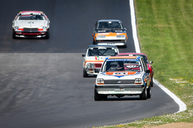 Ford Fiesta (1976) - Feld "Tourenwagen Siebzigerjahre" - Masters Historic Festival Brands Hatch 2023