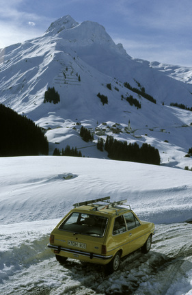 Ford Fiesta (1981) - Ghia-Variante im Winter