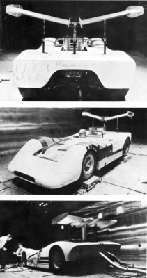 Ford testete den G7-A ausgiebig im Windkanal auf Abtrieb und Luftwiderstand.