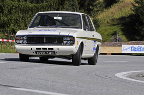 Ford GB Cortina Lotus Mk2 Cosworth (1954) mit Startnummer 312 an der Arosa ClassicCar 2011 (1954)