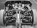 Ford GT 40 (1965) - der Mittelmmotor und das Auspuffgewirre der Rennversion (ohne Schalldämpfer)