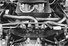 Ford GT 40 Graber (1966) - Blick in den Motorraum mit dem mächtigen V8-Motor