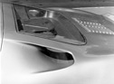 Ford GT 40 Street (1966) - Heckabschluss der Strassenversion - unter der Scheibe blickt man auf den Motor