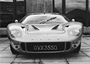 Ford GT 40 Street (1966) - der Ford-Pressewagen mit dem Kontrollschild "OVX 355D"