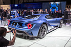 Ford GT - sicher eines der am häufigsten fotografierten Autos - auf dem Genfer Automobilsalon 2015
