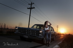 Ford Galaxie 500 (1967) - through the vastness of the prairie