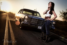 Ford Galaxie 500 (1967) - still lots of chrome, but simple lines