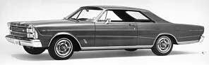 Ford Galaxie 500 Hardtop (1965) - truly massive and elongated