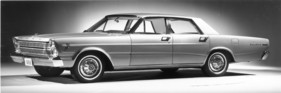 Ford Galaxie 500 Sedan (1966) - straightforward and no-frills design