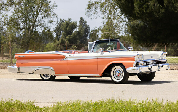 Bild: Ford Galaxie 500 Skyline Retractable (1959) wird als Lot 020 versteigert an der Gooding "Geared Online May" Auktion vom 3. bis 7. Mai 2021