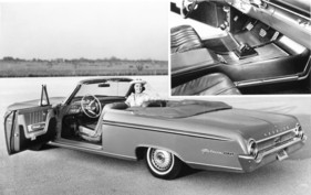 Ford Galaxie 500 X/L (1962) - "Lively Luxury" wrote the Ford advertisers for the 1962 model year, many engine options and manual or automatic transmission
