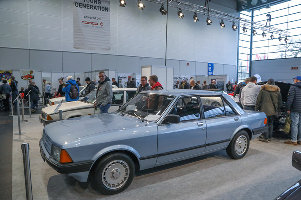 Ford Granada 2.0 L (1983) - angeboten bei den "jungen Klassikern" für EUr 13'900 und schon am ersten Tag verkauft - Bremen Classic Motorshow 2023