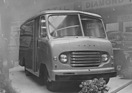Ford Halbfrontlenker-Kastenwagen (1950) - mit niedrigem Boden und seitlicher Schiebetüre - Genfer Autosalon 1950
