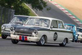 Ford Lotus Cortina - Pre 66 Touring Cars - Masters Historic Festival Brands Hatch 2018