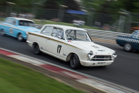 Ford Lotus Cortina - Pre 66 Touring Cars - Masters Historic Festival Brands Hatch 2018