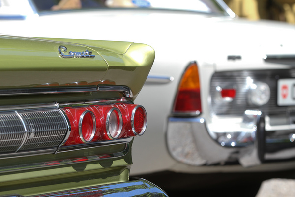 Ford Mercury Comet (1964) - attraktiv geformte Rückleuchten - Oldtimer in Obwalden (O-iO) 2019