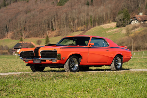 Image: Ford Mercury Cougar XR7 Eliminator Tribute (1970) - as lot 56 at the auction of the classic car gallery in Toffen on March 21, 2026