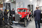 Bild: Ford Model A (1928) - wirbt für die Oldiehalle und Belmot - Bremen Classic Motorshow 2020