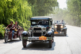 Ford Model A (1930) - am ersten Tag auf der Route Great Wall - Datong - Rallye Peking-Paris 2016