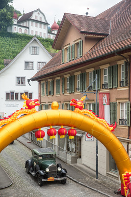 Ford Model A (1931) - Feier in Sarnen - Rallye Peking-Paris 2024