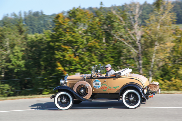 Ford Model A (1931) - in der Kategorie "Corso" am Memorial Bergrennen Opfertshofen "Rendezvous am Kleinen Klausen" 2021