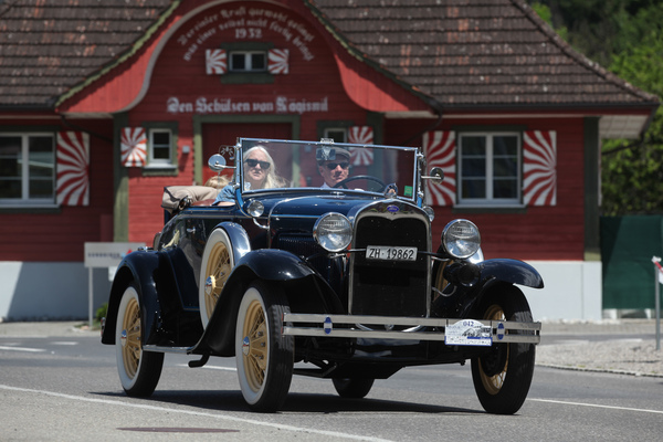 Ford Model A Deluxe Roadster (1930) - auf Taxifahrt - Oldtimer in Obwalden (O-iO) 2019