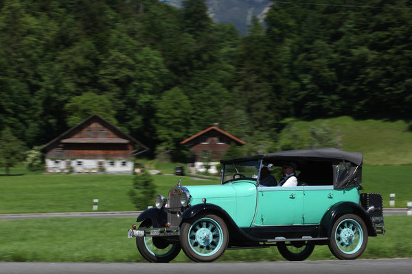 Ford Model A Double Phaeton (1929) - auf der Rundfahrt zwischen Kägiswil und Kerns - Oldtimer in Obwalden (O-iO) 2019
