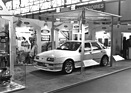 Ford Motorcraft Zubehör mit herausgeputztem Ford Sierra - Genfer Automobilsalon 1986