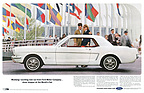 Ford Mustang (1965) - Inserat von 1965 - der Show Stopper der Weltausstellung