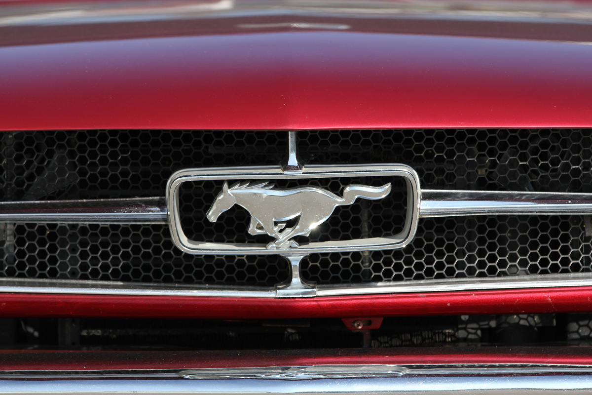 Ford Mustang (1965) - the Mustang on the radiator grille - it gave the 'Pony Cars' their name