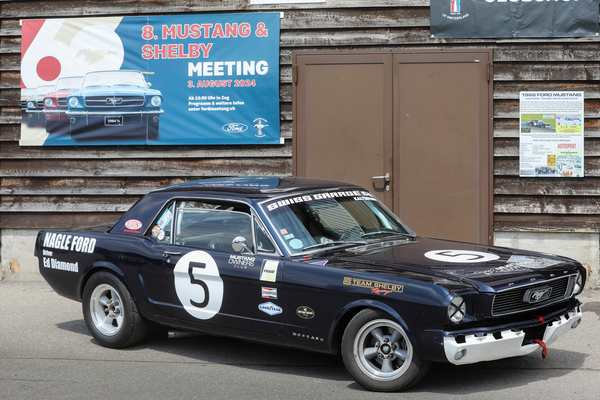Bild Ford Mustang (1966) - gefahren von Ed Diamond in der SCCA-Tourenwagenmeisterschaft 1966, jetzt fast wieder so wie damals - 8. Mustang & Shelby Meeting 2024